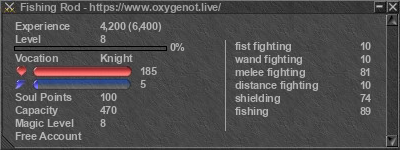 Signature for player Fishing Rod