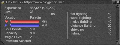 Signature for player Flex Ur Ex