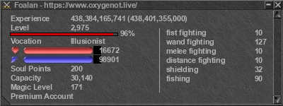 Signature for player Foalan