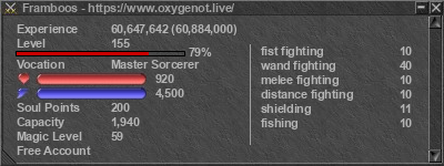 Signature for player Framboos