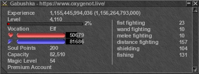 Signature for player Gabushka