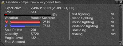 Signature for player Gaedda