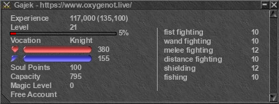 Signature for player Gajek