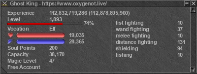 Signature for player Ghost King