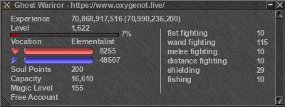 Signature for player Ghost Wariror