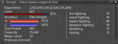 Signature for player Google