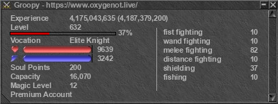 Signature for player Groopy