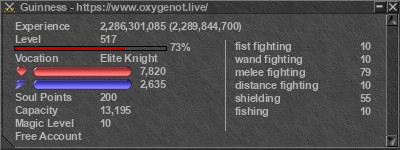 Signature for player Guinness