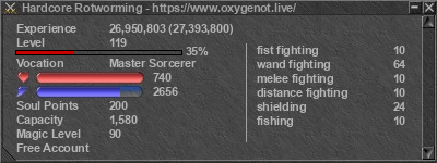 Signature for player Hardcore Rotworming