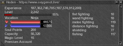 Signature for player Heden