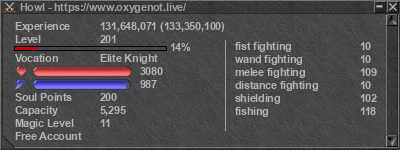 Signature for player Howl