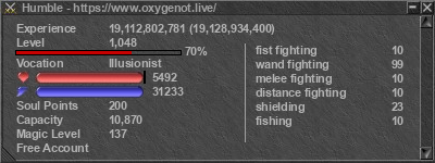 Signature for player Humble