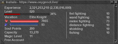 Signature for player Inshala