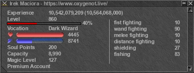 Signature for player Irek Maciora