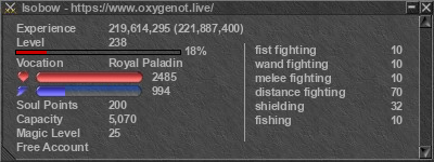 Signature for player Isobow