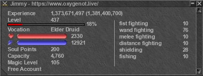 Signature for player Jimmy