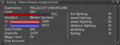 Signature for player Jinling