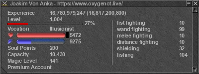 Signature for player Joakim Von Anka