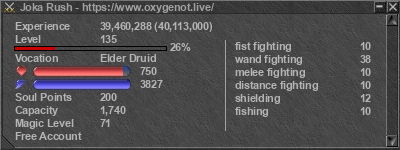 Signature for player Joka Rush