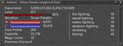 Signature for player Jokawi