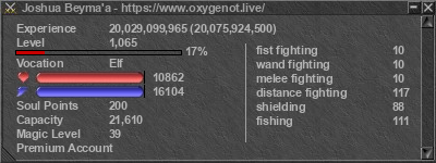 Signature for player Joshua Beyma'a