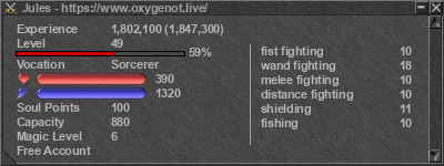 Signature for player Jules