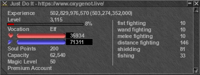 Signature for player Just Do It