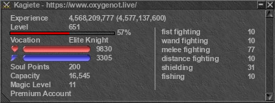 Signature for player Kagiete