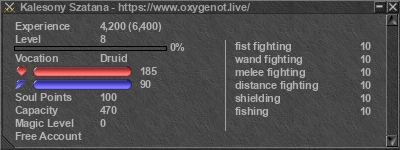 Signature for player Kalesony Szatana