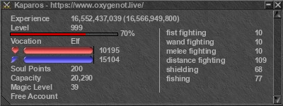 Signature for player Kaparos