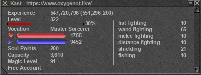 Signature for player Kast