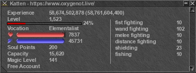 Signature for player Katten