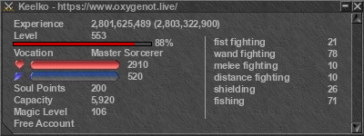 Signature for player Keelko