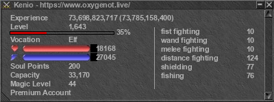 Signature for player Kenio