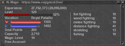 Signature for player Ki Mage
