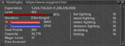 Signature for player Kladdigtjej