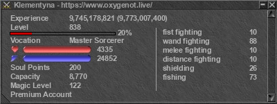 Signature for player Klementyna