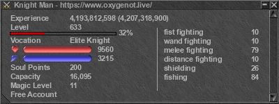 Signature for player Knight Man