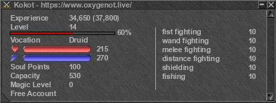 Signature for player Kokot