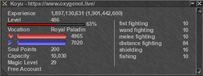 Signature for player Koyu