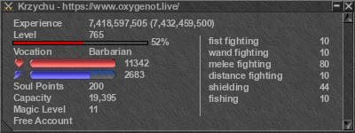 Signature for player Krzychu