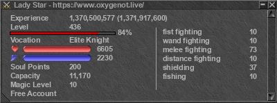 Signature for player Lady Star