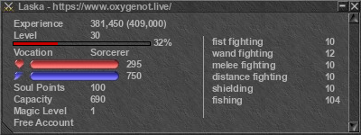 Signature for player Laska