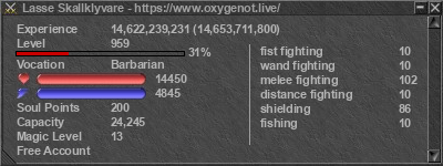 Signature for player Lasse Skallklyvare