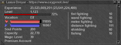 Signature for player Laxus Dreyar