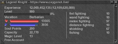 Signature for player Legend Knight