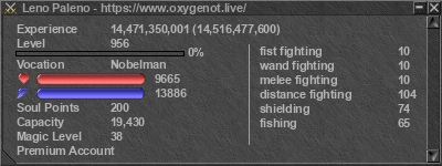 Signature for player Leno Paleno