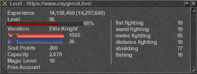 Signature for player Leod