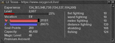 Signature for player Lil Texas