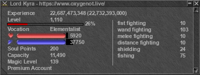 Signature for player Lord Kyra